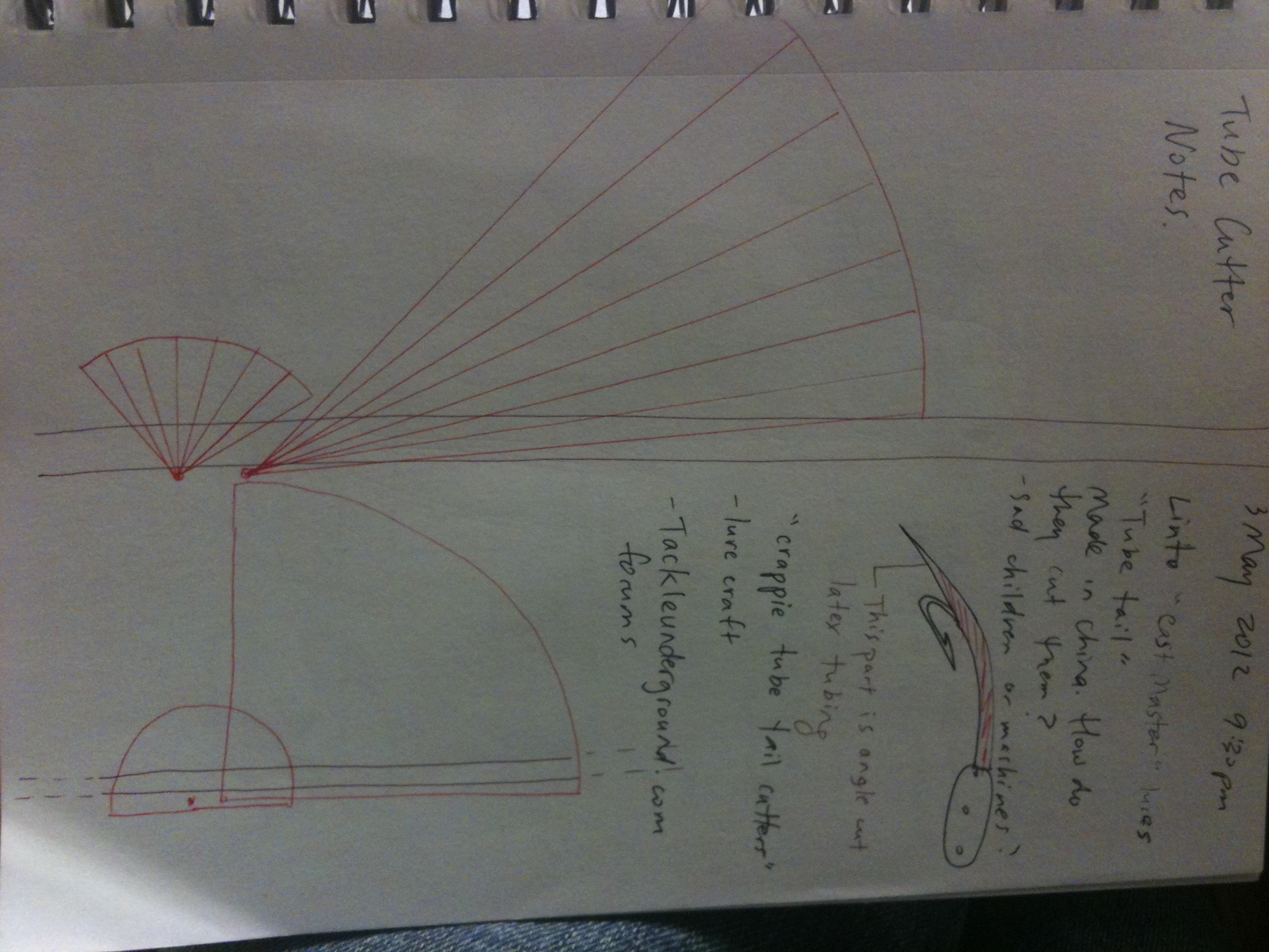 tube cutting template attempt 1